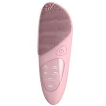 Electric Silicone Facial Cleanser, Waterproof Rechargeable Cleaning Brush, 4 Cleaning Modes, Used For Cleaning, Exfoliating, And Massage (Pink) - 粉色 - 查看 10