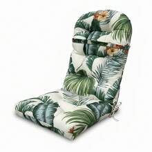 High-Back Chair Cushions, Waterproof And Colorfast, Rocking Chair Cushions For Indoor And Outdoor Use, Adirondack Chair Cushions, Garden Chair Cushions, Upholstered Cushions, High-Back Seat Cushions - 夏威夷風格印花 - 查看 2