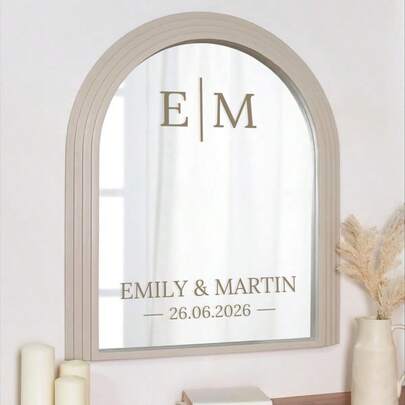 1 cái - Nhãn dán gương trang trí đám cưới tùy chỉnh, Biển chào mừng đến lối vào đám cưới của chúng tôi, Nhãn dán decal vinyl tùy chỉnh cho gương, Trang trí biển hiệu đám cưới, Decal đám cưới tự làm, Nhãn dán khắc gương tùy chỉnh, Vật dụng đám cưới, Trang trí đám cưới, Kỷ niệm, Sinh nhật, Đa chức năng, Quà tặng lý tưởng cho anh ấy, Cho kỷ niệm, Cho ngày Valentine, Cho ngày của Mẹ, Cho sinh nhật, Cho ngày của Cha, Cho lễ tốt nghiệp, Cho đám cưới, Cho tân gia