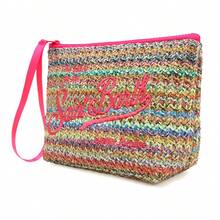 Hweilai European And American Style Striped Fashion Makeup Storage Bag, Portable Travel Toiletry Bag, Waterproof Diving Material - Style 2 - View 3