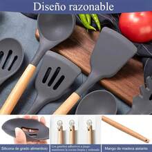 Juego De Utensilios Silicon Cocina Juego De Cuchillo 31 Set - por defecto - Ver 4