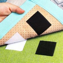 20pcs Heavy Duty Double-Sided Reusable Adhesive Strips, Hook And Loop Strips, 0.79" X 2.75" Strong Adhesive Hooks, Suitable For Home And Office, Black - 20pcs - View 13