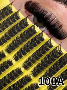 10 Baris 180/160 PCS Gugusan Bulu Mata Individual 40D-100D D Curl 8-16mm Gugusan Bulu Mata DIY Ekstra Tebal & Mengembang & Tampilan Alami Kit Ekstensi Bulu Mata Individual yang Dapat Digunakan Kembali Untuk Penggunaan Sendiri di Rumah atau Saat Bepergian Untuk Kehidupan Sehari-hari & Pernikahan & Kencan & Pesta & Perjalanan & Musim Semi Gugusan Bulu Mata, Gugusan Bulu Mata, Bulu Mata Individual, Bulu Mata, Bulu Mata Palsu - DD - View 13