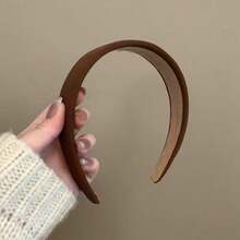 4pcs 38cm/14.96in Circumference Women's Vintage Elegant Solid Color Headbands, Fashion Versatile Hair Accessories Suitable For Daily Wear, Washing Face, Makeup, Outfit Matching ,Head Piece - 彩色 - 查看 6