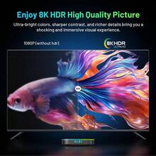 Caja de TV inteligente Android 14, 4K HD RK3518 Quad-Core Set-Top Box, control remoto de voz WiFi 6 Bluetooth 5.0, memoria 2+16GB, sistema Android TV, reproductor de medios en streaming, caja de TV de alto rendimiento, accesorio de entretenimiento para el hogar, regalo ideal para familia/pareja/amigos, regalo de Navidad/Año Nuevo - Negro - Ver 7