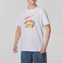 Nike Sportswear SS24 Fashion  Print Loose Breathable Comfortable Crew Neck Short Sleeve T-Shirt White T-Shirts Men - Nhiều màu - Xem 4