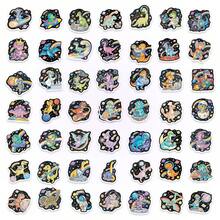 Space Cute Dinosaur Career Vinyl Decals - 50 Pcs Dinosaur Stickers For Water Bottles, Laptops & DIY Crafts, Kawaii Planet & Stars Design - Multicolor - View 5