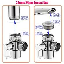 手持式冲洗喷头套装，带三通水龙头分流器的马桶冲洗喷头，浴室冲洗喷头/马桶喷头，配1.5米软管，用于清洁洗手池、浴室角落、马桶，个人卫生浴室配件/浴室工具 - 彩色 - 查看 4