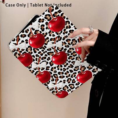 Painted Effect Acrylic Crystal Cover Compatible With Honor, Matepad, Redmi, OPPO, VIVO, Apple Fold. Anti-Bend, Reinforced Silicone Corners, Auto Wake/Sleep Function, Built-In Pencil Slot, Multi-Angle Foldable Stand - Perfect Daily Protection, Great Holiday Gift