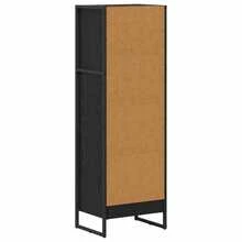 vidaXL Bücherregal Schwarz Eichen-Optik 80 x 30 x 155 cm Holzwerkstoff - Schwarz - Übersicht 7