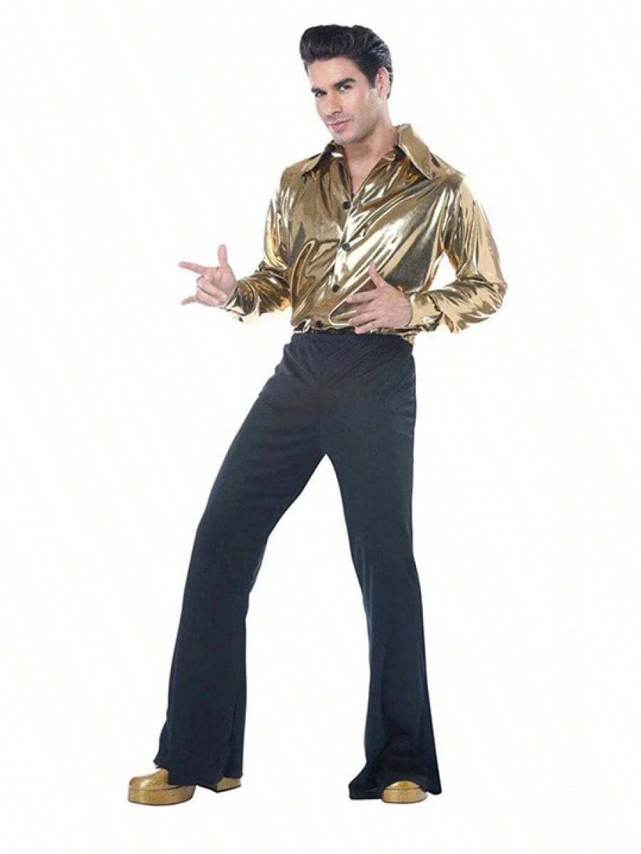 Herr Cosplay-kläder - Guld - Visa 1