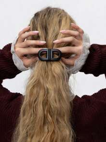 Strong Magnetic Hair Clips - Dual Design For Seamless Hidden Wear, Easy Everyday Hairstyles, Suitable For All Hair Types, Durable And Secure, Perfect For Daily Use, Parties, Holidays And More - Black + Leopard Print - View 3