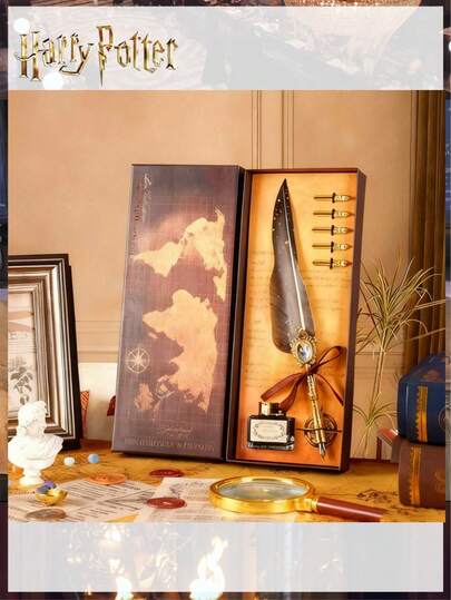  7/8pcs Harry Potter Style Mechanical Pencil Set – An Affordable Party Favor, The Top Choice For Gifting. It Makes An Excellent Holiday Gift For Good Friends, Perfect For Enhancing Party Ambiance. It Can Also Serve As Ideal Party Decorations, Home Decor Ornaments, And Perfect Room Decorations. Suitable As Christmas Gifts