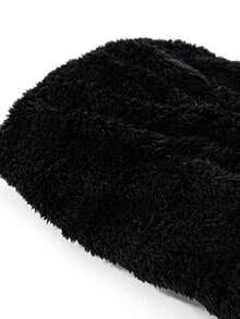 1pc Women's Fashionable Fluffy Skull Knit Hat, Thick Knitted Cap For Warmth And Daily Wear - Knitted Hat - View 8