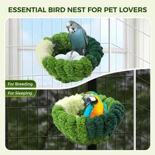 Winter Warm Pet Nest, Suitable For Bird Cages With Hanging Design, Applicable For Parrots, Hamsters And Hedgehogs, Practical Pet Gift - Multicolor - View 3