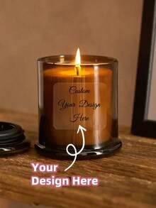 Customized Labels, Candle Stickers - Square Waterproof Stickers With Any Designed Image, Logo, Text, Personalized Thank You Labels, Unique Ideal Gift For Women, Friends, Sons, Daughters - Multicolor - View 2