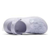 Crocs Dép bít mũi rỗng nhẹ, kiểu dáng cổ điển với họa tiết hoa, thích hợp cho cả nam và nữ, thoải mái khi sử dụng hàng ngày, ngoài trời, thể thao và dạo chơi. - Sương giá tím - Xem 4