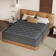 8/10/12/14 Inch High Quality High Rebound Twin Full Queen King Size Gel Memory Foam Hybrid Medium Firm Bed Mattress - Black - View 4