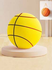 一套室内静音篮球(3#/5#/7#),含篮球架,两种包装可选,附赠一个网袋 - 圣诞礼物,多种颜色可选,带凹点静音泡沫球,适合安静运球和室内训练,专业PU泡沫材质 - 触感逼真,弹力强劲,室内静音篮球 - 运球安静无声 - 彩色 - 查看 23