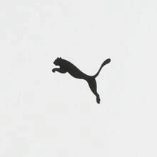 Puma Women's PREMIUM ESSENTIALS Short Sleeve Knit Crew Neck T-Shirt 63777402 - Black and White - View 4