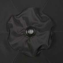 Parasol Ø196 Cm, Tiltable Rotating Parasol, Hexagonal Parasol For Balcony, Beach Or Garden, Wind Resistant, Crank Operated, Black. - B - View 8