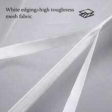 1片白色网状窗纱，自粘式防蚊防尘网，安装简便 - 白色 - 查看 6