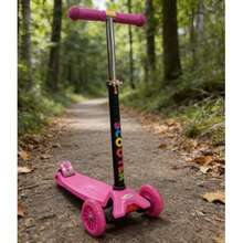 4-Wheel Folding Kick Scooter - Multicolor - View 5
