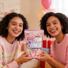Gummy Glow [Shareable Sweet Treat]Wax Candy 12oz Filled Variety Flavor Jam,Contains 55-65 Fun Shape Candies And 5 Flavors, Retro Party Snacks,Perfect Gift.Easter Treats - 12oz - View 5