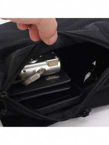 Men's Messenger Bag, Large Capacity Lightweight Casual Crossbody Bag With Reflective Stripe, Shoulder Sling Bag, Popular Flap Small Square Bag, Suitable For Daily Commute And School - Multicolor - View 5