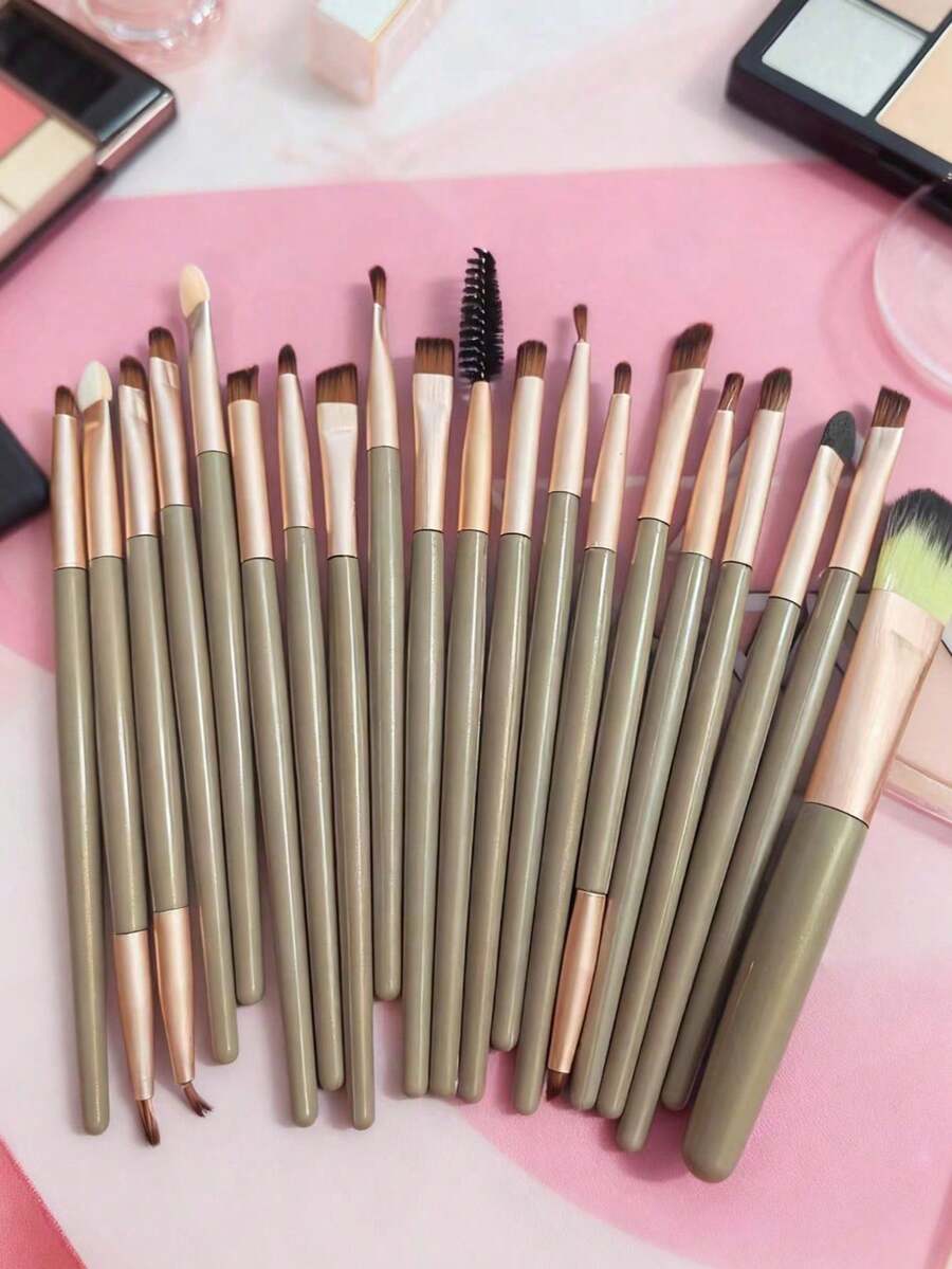 Complete Eye Makeup Brush Set, Including Eyeshadow Brush, Makeup Tools And Neutral Eyeliner Brush. (Travel Essential, Adult Christmas Stocking Stuffer, Nail Art Accessories), Makeup Brush Set, Makeup Brush Set, Makeup Brush Set, Complete Makeup Set, Makeup Brush Set, Complete Makeup Set, Makeup Brush Set, Makeup Brush Set, Makeup Gift Set, Set - Multicolor - View 1