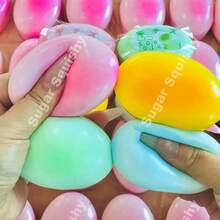 Realistic Soft Squishy Slow Rebound Squeeze Toy, Cute High-Quality Stress Relief Toy - Multicolor - View 2