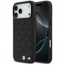 BMW M Shape Logo Case With MagSafe Case For IPhone 17 Pro Max 6.9" Black - BMHMP17X25PSECGK - 黑色 - 查看 2