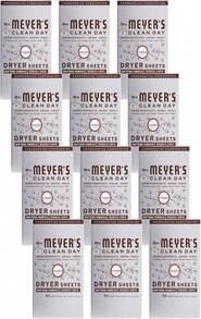 MRS. MEYER'S CLEAN DAY Dryer Sheets, Lavender, 80 Ct (Pack Of 12) - MàuF - Xem 1