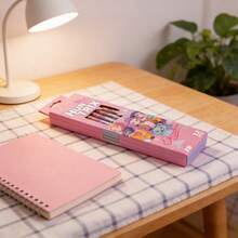 12pcs/Box K-POP Girl Group 2B Pencil Set, Suitable For Writing, Holiday & Birthday Gifts (Random Styles) - Multicolor - View 9