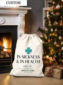 Bolsas de regalo personalizadas, En la salud y en la enfermedad, Bolsas de kit de recuperación de boda, Bolsas de favor de resaca de boda personalizadas, Kit de recuperación en salud-Kit de resaca-Regalos de boda-Favor de despedida de soltera-Kits de recuperación-Bolsa de bienvenida a la boda, Un regalo personalizado imprescindible con opciones de nombre personalizado - Multicolor - Ver 4