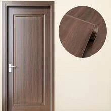 Self-Adhesive Wood Grain Texture Wallpaper Roll, Waterproof Furniture Renovation Sticker, Straight Splice Pattern Suitable For Cabinets, Coffee Tables, TV Stands, Shoe Racks - Brown Eucalyptus Style - Walnut Wood Grain - View 9