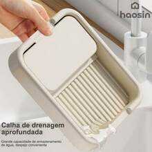 High-Quality White Cream Style Multifunctional Lid Holder - Plastic Kitchen Organizer for Spoons, Spatulas & Pot Lids - Branco - Visão 10