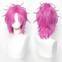 YEWELL 玫瑰红角色扮演头饰日常系列 Cosplay头饰系列 多风格诠释卡通动漫 适合私人派对 日常角色扮演 万圣节 坂本日常 - 玫紅色 - 查看 12