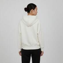 Adidas Women's W SL FZ HD Knit Sweatshirt Jacket KT3123 - White - View 2