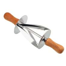 For Making Croissant Bread Dough Pastry Rolling Cutter Baking Tool Stainless Steel - Apricot - View 7