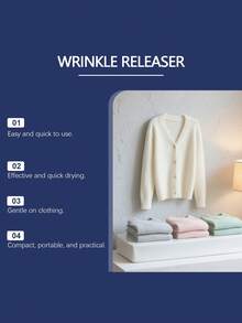 jakehoe Wrinkle Release Spray, Quick Ironing-Free Smoothing For Various Fabrics, Essential For Travel & Trips - Liquid - View 5