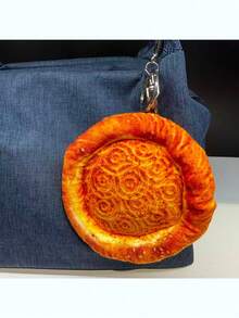 Popular Local Specialty, Super Cute Bread & Biscuit Keychain, Creative Bag Pendant, Travel Souvenir And Gift, Cultural Creative Gift - Multicolor - View 9