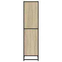vidaXL Bücherregal Sonoma-Eiche 40x35x139 cm Holzwerkstoff - Braun - Übersicht 5