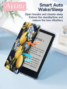 Ayotu 柠檬树图案平板电脑保护套（1个装），适用于Kindle电子书阅读器，兼容第十代、第十一代/第四代Air/第七代/9.7英寸Galaxy Tab A9 Plus、Kindle（第十一代，2024年发布）（6英寸）、Kindle Paperwhite（第十二代，2024年发布），是绝佳的节日礼物，时尚简约设计。 - 彩色 - 查看 8