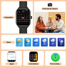Smartwatch With HD AMOLED Screen, NFC, GPS, And Waterproof Display (2.01 Inches). - Black - View 7
