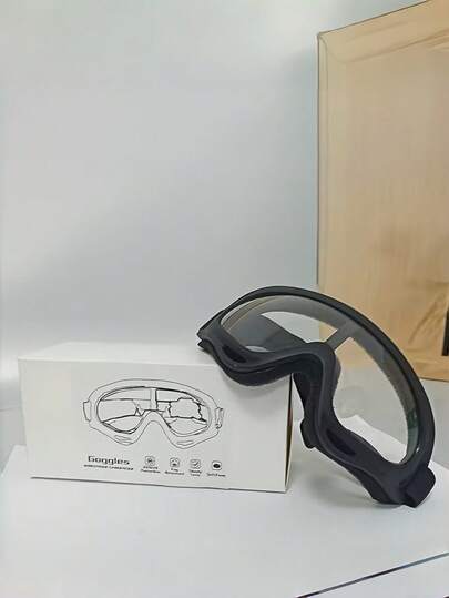 1pc Ski Goggles, Suitable For Men, Women And Teenagers For Skiing, Cycling, Fishing, Outdoor Recreation - 100% UV Protection Anti-Fog Glasses, Cycling Wind Glasses Motorcycle Goggles Sports Dust-Proof Protective Glasses X400 Outdoor Protective Glasses