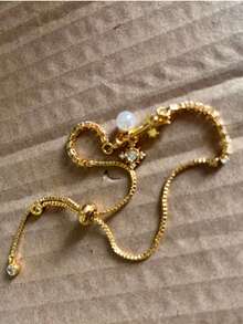 1件新款镂空优雅女士手链，甜美少女风时尚百搭简约设计 - 珍珠手鍊 - 查看 3