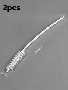 重型洗衣机清洁刷，长柄软毛深层清洁刷头，多功能长柄散热器清洁刷，烘干机排气管清洁刷，不锈钢烘干机排气管清洁套装，烘干机绒毛刷，手动绒毛刷，长柄软毛冰箱和烘干机绒毛收集刷，软毛绒毛清除器 - 彩色 - 查看 12