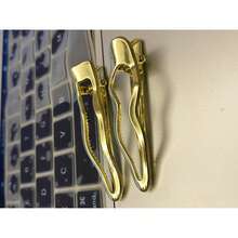 2pcs Women Minimalist Metal Silver Hair Clip,Hair Barrettes,Decorative Hair Accessories For Women Street Gold Head Piece Hair Clips Hair Claws, School Stuff - 金色 - 查看 2