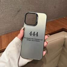 ケース - 16 Pro用のエンジェルナンバー「444」の美しいケース。モデル17、16、11、15、14、13、12と互換性があります。この耐衝撃電話ケースは、男性にも女性にも素晴らしいスピリチュアルなギフトになります。 E1JX - 半透明シルバー - チェックする 3